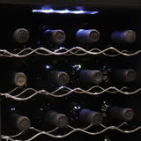 Whynter Whynter 20 Bottle Freestanding Thermoelectric Wine Cooler with Mirror Glass Door