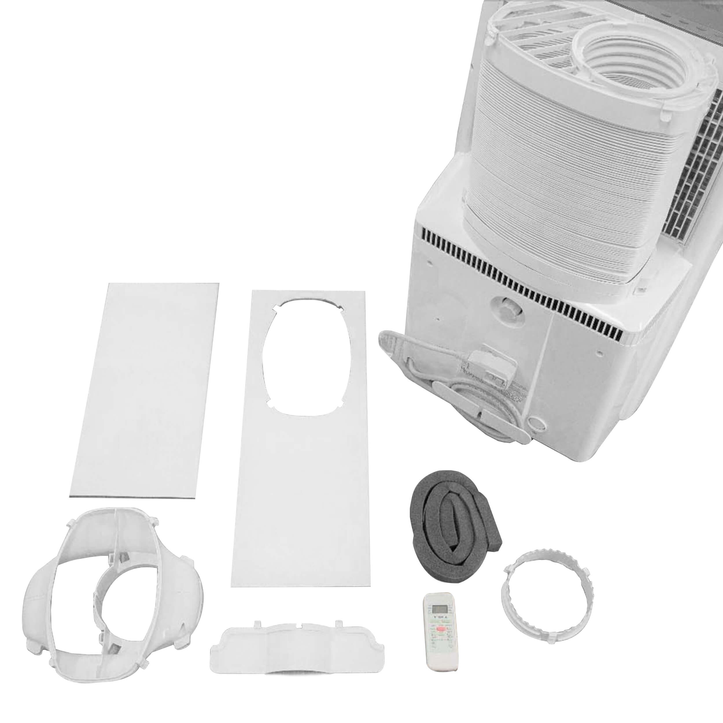 Whynter Whynter ARC-1230WNH 14,000 BTU (12,000 BTU SACC) NEX Inverter Dual Hose Cooling Portable Air Conditioner, Heater, Dehumidifier, and Fan with Smart Wi-Fi, up to 600 sq ft in White
