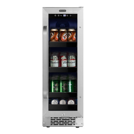 Whynter Whynter BBR-638SB 12 inch Built-In 60 Can Undercounter Stainless Steel Beverage Refrigerator with Reversible Door, Digital Control, Lock and Carbon Filter