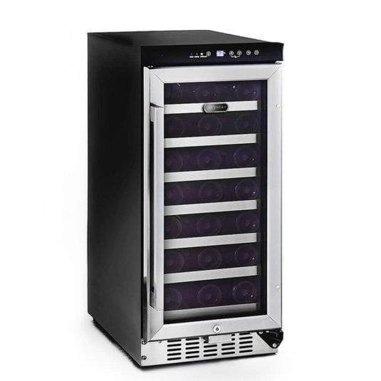 Whynter Wine Refrigerators Built in and Free Standing Whynter 33 Bottle Compressor Built-In Wine Refrigerator