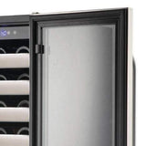 Whynter Wine Refrigerators - Elite Series with Seamless Stainless Steel Doors Whynter Elite 33 Bottle Seamless Stainless Steel Door Single Zone Built-in Wine Refrigerator