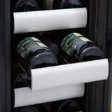 Whynter Wine Refrigerators - Elite Series with Seamless Stainless Steel Doors Whynter Elite 40 Bottle Seamless Stainless Steel Door Dual Zone Built-in Wine Refrigerator