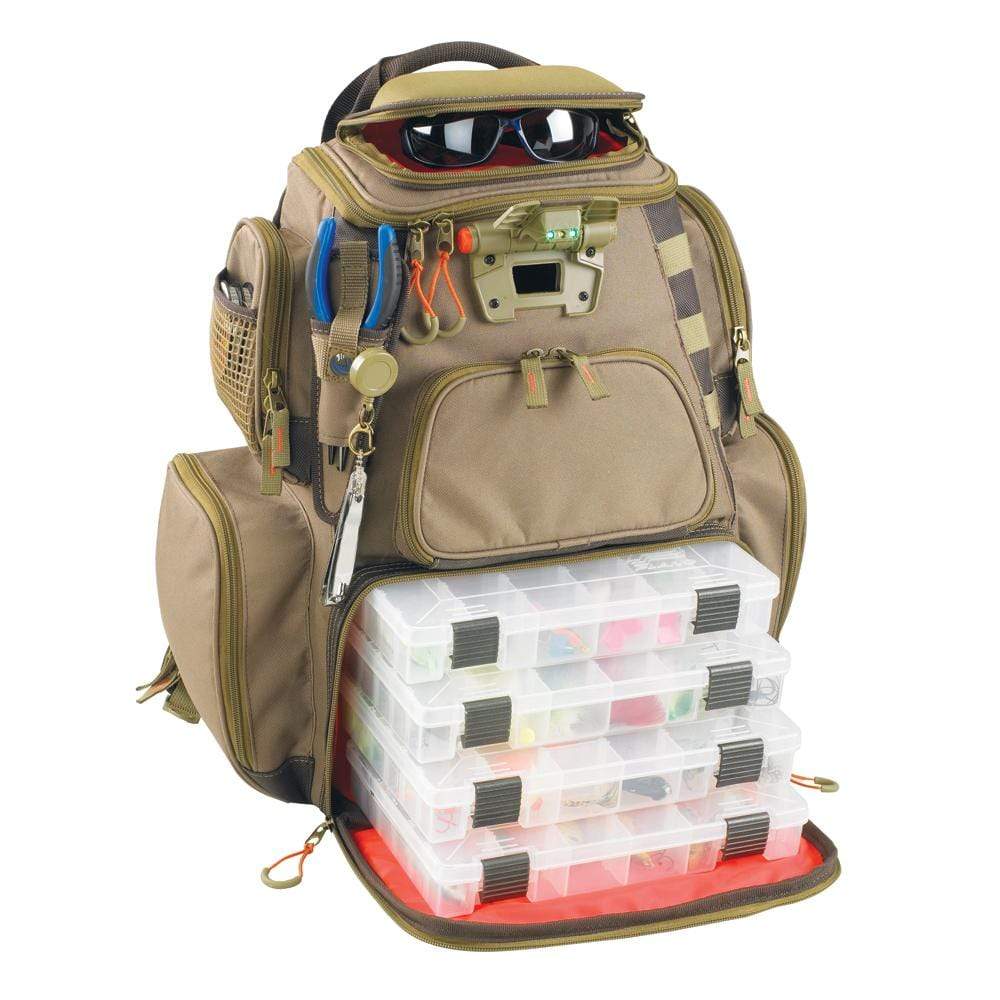 Wild River Tackle Storage Wild River NOMAD Lighted Tackle Backpack w/4 PT3600 Trays [WT3604]