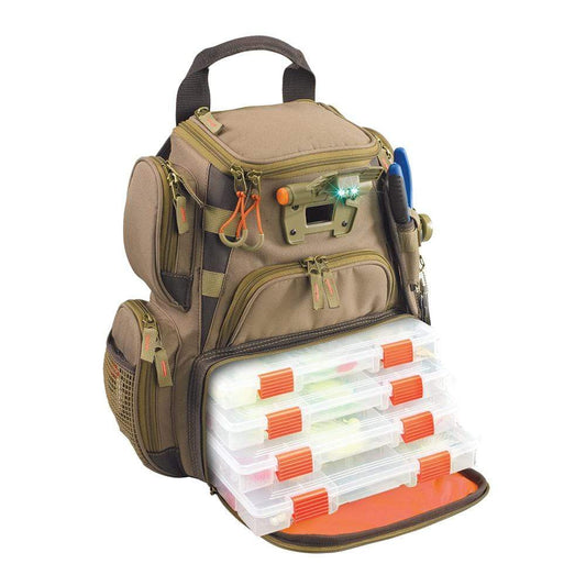 Wild River Tackle Storage Wild River RECON Lighted Compact Tackle Backpack w/4 PT3500 Trays [WT3503]