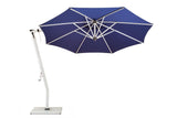 Woodline Cantilever Umbrellas Woodline Shade Solutions Picollo Aluminum Cantilever 9.8' Square Crank Lift Umbrella