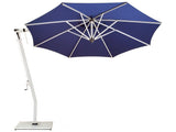 Woodline Cantilever Umbrellas Woodline Shade Solutions Picollo Aluminum Cantilever 9.8' Square Crank Lift Umbrella