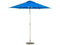 Woodline Table Umbrellas Pacific Blue Woodline Shade Solutions Mistral Aluminum 9.8' Round Pulley Lift Umbrella