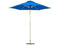 Woodline Table Umbrellas True Blue Woodline Shade Solutions Swift Stainless Steel NonTelescopic 8.2' Hexagon Pulley Lift Umbrella