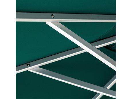 Woodline Table Umbrellas Woodline Shade Solutions Bravura Aluminum 11.5' Square Pulley Lift Umbrella