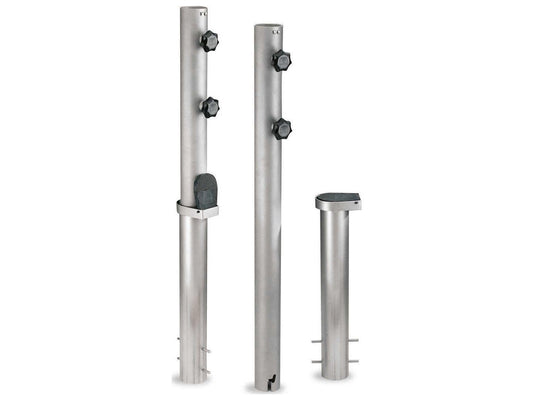 Woodline Umbrella Accessories Woodline Shade Solutions Large Delux Bayonet Inground Pole - 2.75'' Tube (Set of 2)