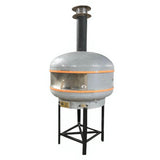 WPPO Outdoor Pizza Oven WPPO WKPM-D100 Lava 40" Professional Digital Wood Fire Outdoor Pizza Oven with Convection Fan