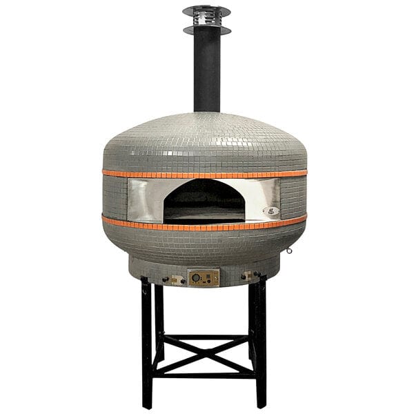 WPPO Outdoor Pizza Oven WPPO WKPM-D700 Lava 28" Professional Digital Wood Fire Outdoor Pizza Oven with Convection Fan