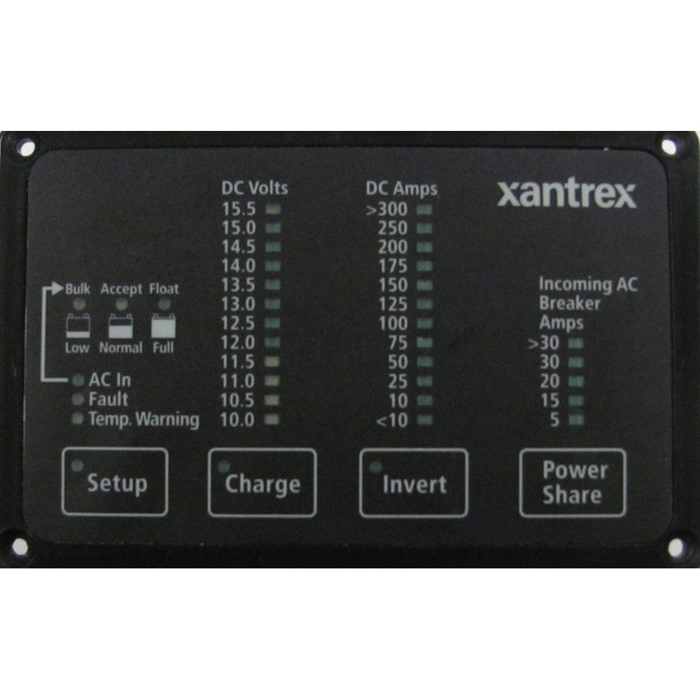 Xantrex Inverters Xantrex Heart FDM-12-25 Remote Panel, Battery Status & Freedom Inverter/Charger Remote Control [84-2056-01]