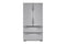 LG - 23 cu. ft. 4-Door French Door Refrigerator with Internal Water Dispenser in PrintProof Stainless Steel, Counter Depth - LMWC23626S