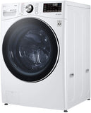 LG - 5.0 cu. ft. Large Capacity High Efficiency Stackable Smart Front Load Washer with TurboWash360 and Steam in White - WM4200HWA