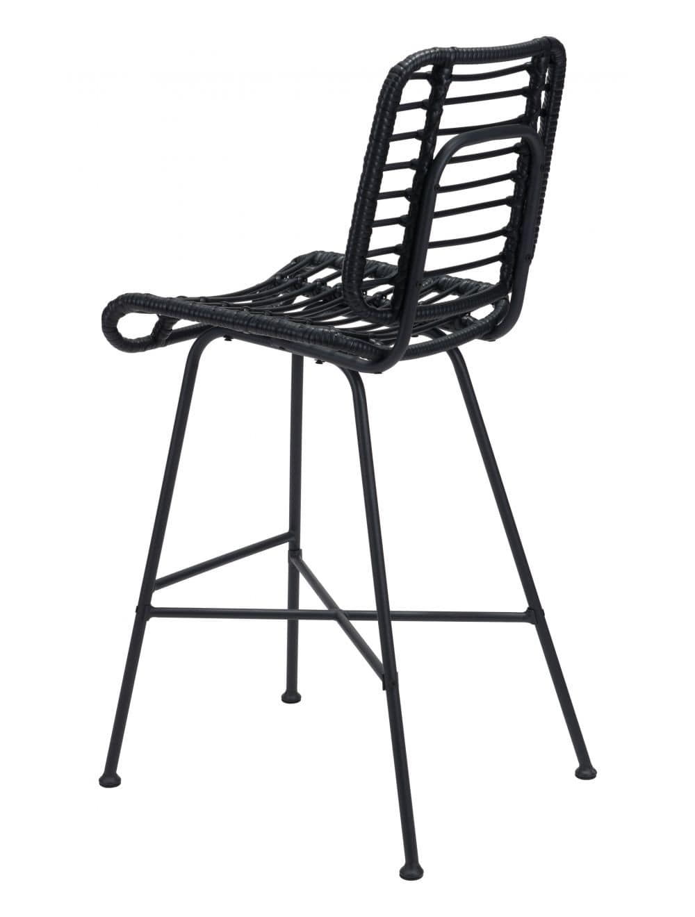 ZOU Outdoor Bar Seating ZOU - Murcia Bar Chair (Set of 2) Black | 703984