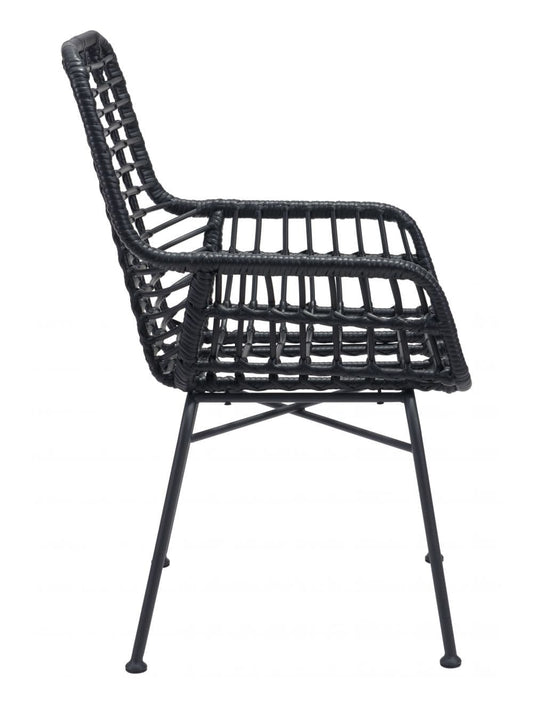 ZOU Outdoor Dining Seating ZOU - Lyon Dining Chair (Set of 2) Black | 703942