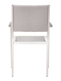 ZOU Outdoor Dining Seating ZOU - Metropolitan Arm Chair (Set of 2) Gray & Silver | 701865