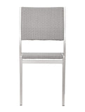 ZOU Outdoor Dining Seating ZOU - Metropolitan Armless Chair (Set of 2) Gray & Silver | 701866