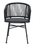 ZOU Outdoor Dining Seating ZOU - Zaragoza Dining Chair (Set of 2) Black | 703948