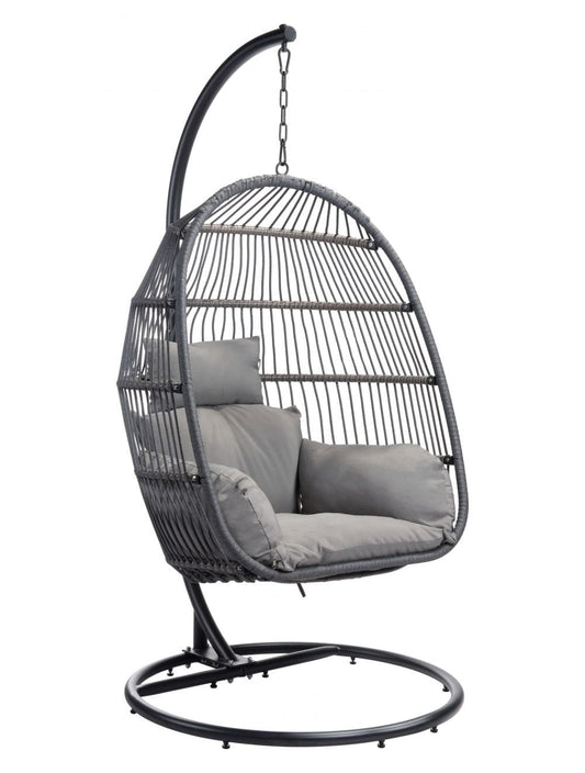 ZOU Outdoor Living Seating ZOU - Bilbao Hanging Chair Gray | 703954