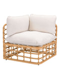 ZOU Outdoor Living Seating ZOU - Kapalua Corner Chair Beige & Natural | 703957