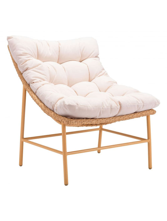 ZOU Outdoor Living Seating ZOU - Merilyn Accent Chair Beige & Natural | 703972