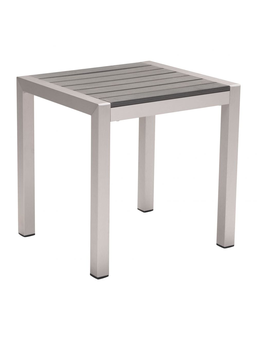 ZOU Outdoor Living Tables ZOU - Cosmopolitan Side Table Gray & Silver | 703838