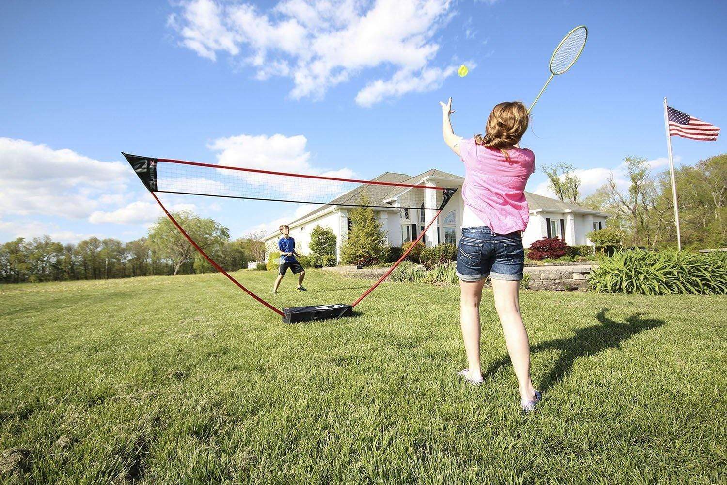 ZUME GAMES Portable Badminton Set OD0006W – Recreation Outfitters